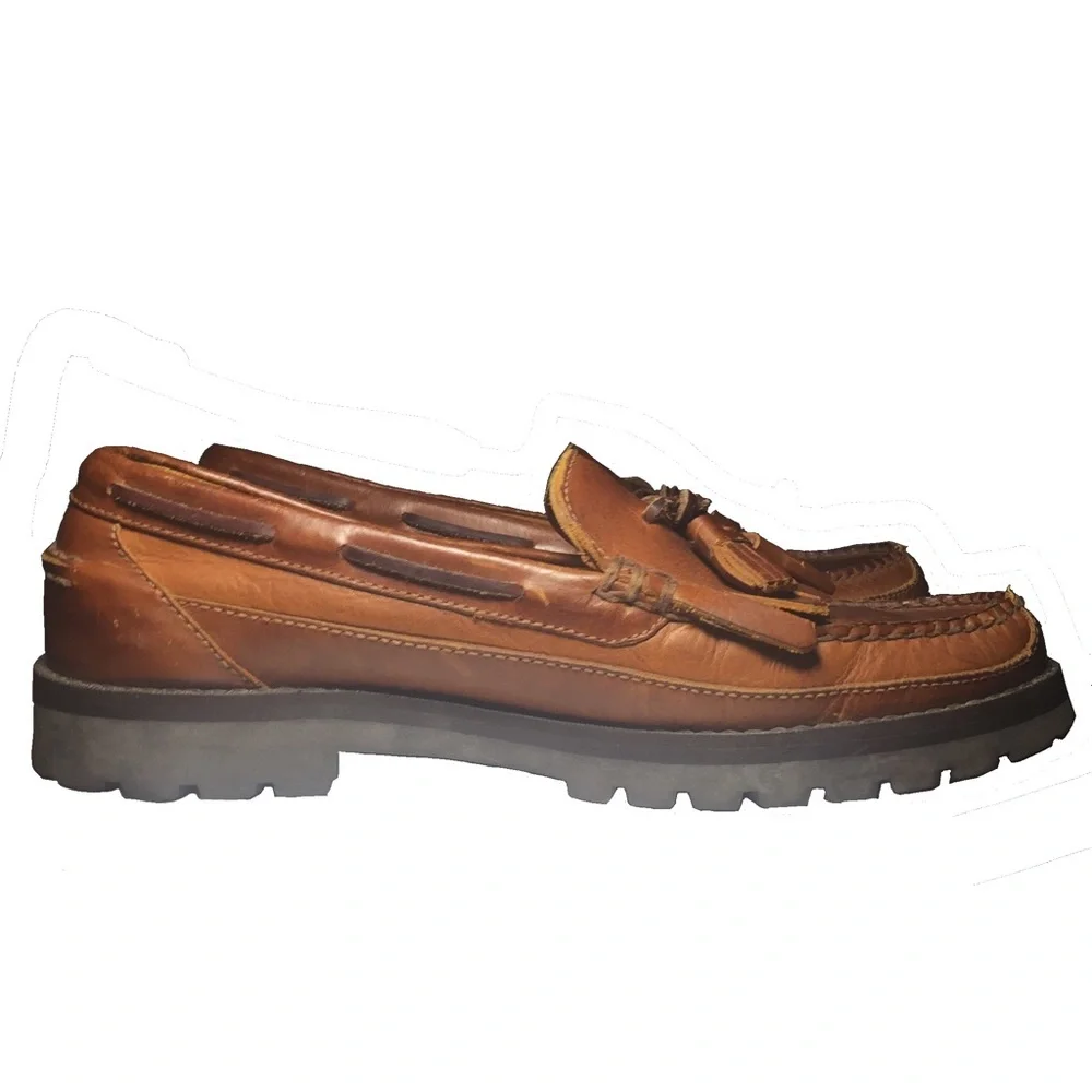 🔥Vintage🐎Polo RL tassel mock toe slip on shoes - Picture 6 of 7